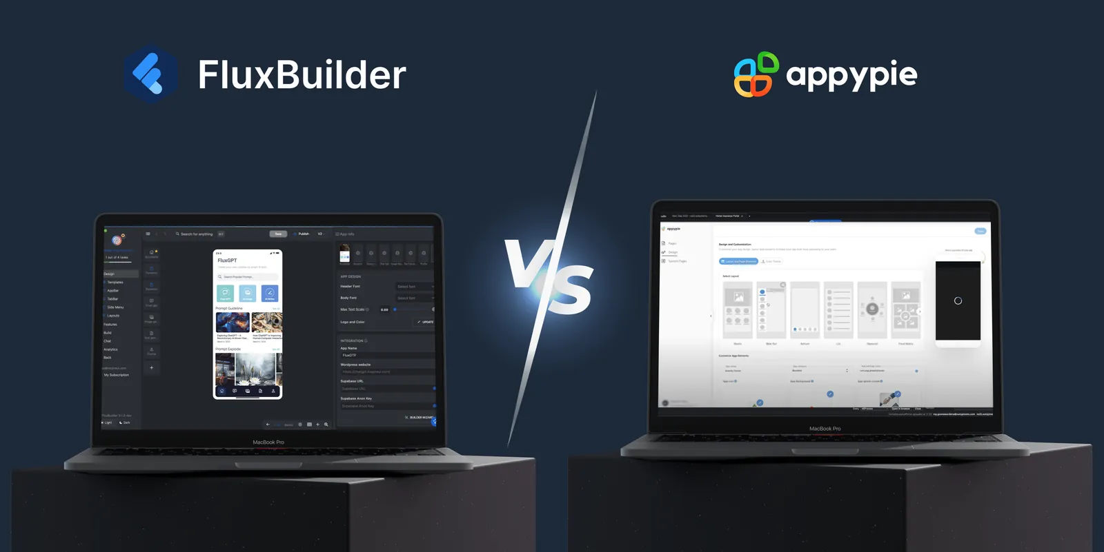 FluxBuilder vs. Appy Pie